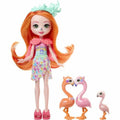 Doll Enchantimals FAMILLE DE FLAMANTS ROSES