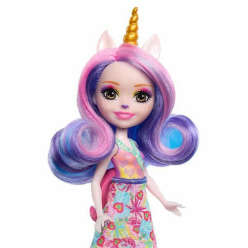 Doll Mattel Enchantimals Sunshine Island 15 cm Unicorn Pet