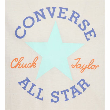 Child's Short Sleeve T-Shirt Converse Core Sse Salmon