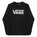 Women’s Sweatshirt without Hood Vans Drop V Logo BFF Crew Black