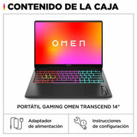 Laptop HP OMEN Transcend 14-fb0000ns 14" Intel Evo Core Ultra 7 155H 16 GB RAM 1 TB SSD Nvidia Geforce RTX 4060