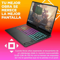 Laptop HP OMEN Transcend 14-fb0000ns 14" Intel Evo Core Ultra 7 155H 16 GB RAM 1 TB SSD Nvidia Geforce RTX 4060