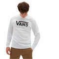 Men’s Sweatshirt without Hood Vans Classic White