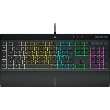 Gaming Keyboard Corsair K55 RGB PRO Black Spanish Qwerty