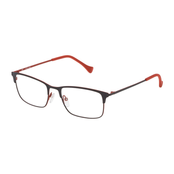 Men' Spectacle frame Police VPL289-5201HG Grey Ø 52 mm