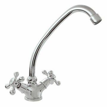 Mixer Tap Rousseau BEVERLEY Stainless steel Brass