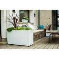 Planter EDA Muret Graphit White Plastic 99,5 x 39,5 x 60 cm