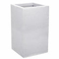 Plant pot EDA Graphit Up Squared White 29,5 x 29,5 x 49,5 cm