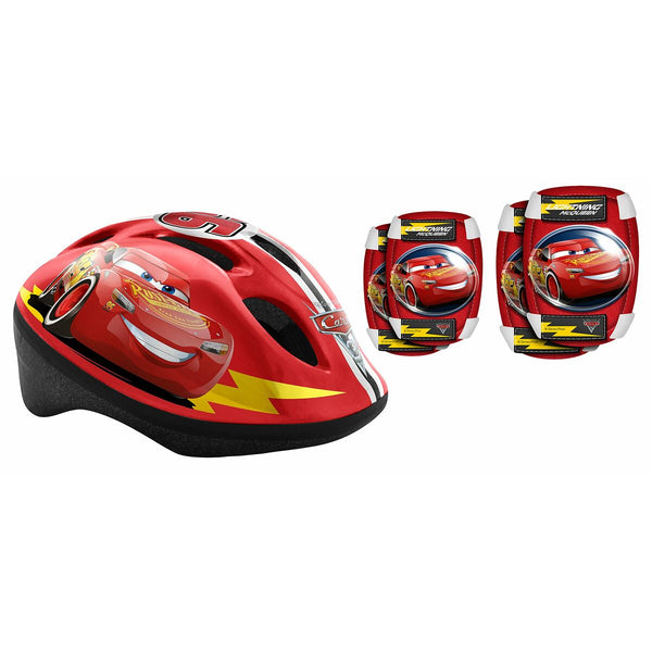 Set of helmets and knee pads Stamp Cars