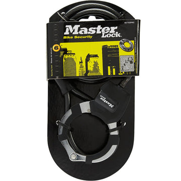 Cable with padlock Master Lock Black