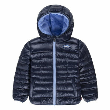 Children's Sports Jacket Levi's Sherpa Lined Mdwt Puffer J Dress Dark blue