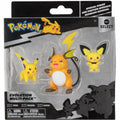 Ensemble de Figurines Pokémon Evolution Multi-Pack: Pikachu