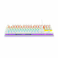 Clavier pour jeu The G-Lab Mercury AZERTY Blanc