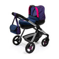 Doll Stroller Reig Stule Pram Navy Blue 63 cm