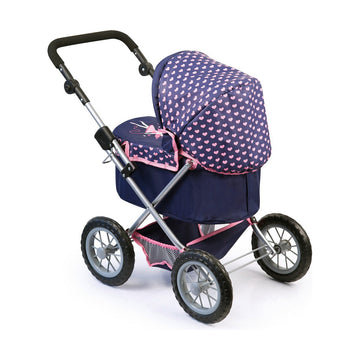 Doll Stroller Reig Trendy Royal Special Version Blue Pink 45 cm