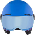 Ski Helmet Alpina Zupo Visor Q Lite Blue Monochrome 51-55 cm