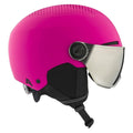 Ski Helmet Alpina Zupo Visor Q-Lite Pink 51-55 cm