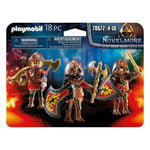 Set of Figures Novelmore Fire Knigths Playmobil 70672 (18 pcs)