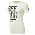 Women’s Short Sleeve T-Shirt Reebok Training Split Tee White