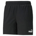 Adult Trousers Puma ESS+ Tape Black Men