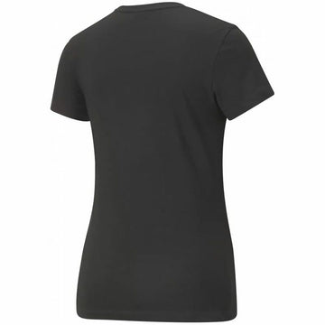 Short-sleeve Sports T-shirt Puma Essentials+ Embroidery Black