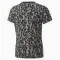 Child's Short Sleeve T-Shirt Puma Alpha AOP Black