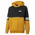 Men’s Hoodie Puma Power Colorblock Black Yellow