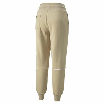 Adult's Tracksuit Bottoms Puma Colorblock  Beige Lady