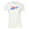 Men’s Short Sleeve T-Shirt Reebok GS VECTOR TEE 100065058 White