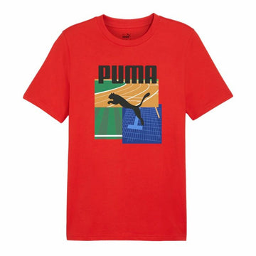 Short-sleeve Sports T-shirt Puma GRAPHICS Summer por For All Time