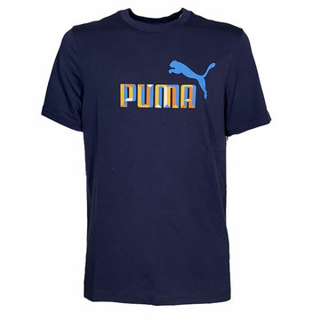 Men’s Short Sleeve T-Shirt Puma Daily 3.0 Blue