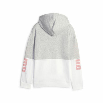 Children’s Sweatshirt Puma Power Colorblock Grey