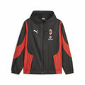 Men's Sports Jacket Puma Ac Milan Prematch Black Red