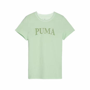 Child's Short Sleeve T-Shirt Puma Squad Lime green