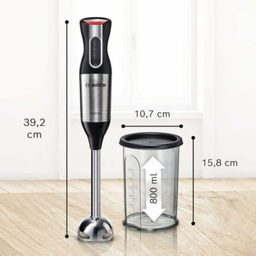 Multifunktions Handmixer mit Zubehör BOSCH MS6CM61V2 Schwarz Silberfarben 1000 W