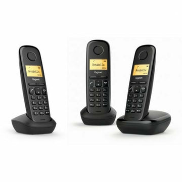 Wireless Phone Gigaset A170 TRIO 1,5" Black Amber