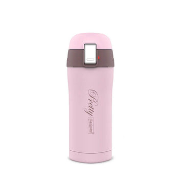 Thermos Feel Maestro MR-1643-30C Pink Stainless steel Natural rubber Plastic 300 ml