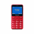 Téléphone portable pour personnes âgées Panasonic KX-TU155EXRN 2,4" Rouge