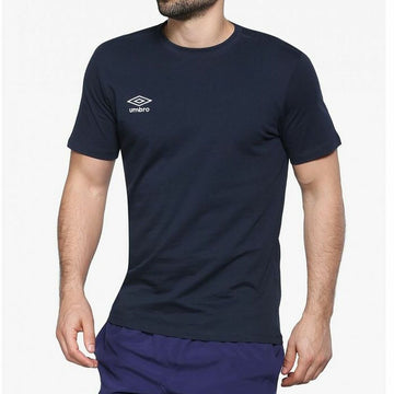 Men’s Short Sleeve T-Shirt Umbro LOGO 64887U N84 Navy Blue