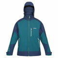 Men's Sports Jacket Regatta Hewitts VII Blue Green Hood