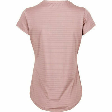 Women’s Short Sleeve T-Shirt Regatta Limonite VI Dusky Moutain Salmon