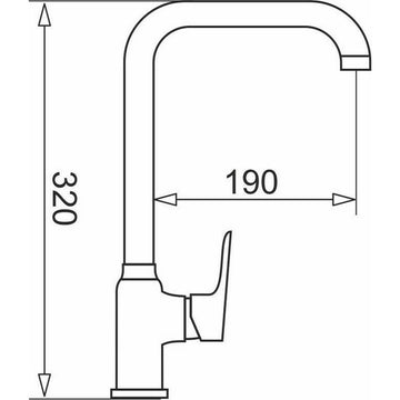 Mixer Tap Pyramis 090923038 Granite