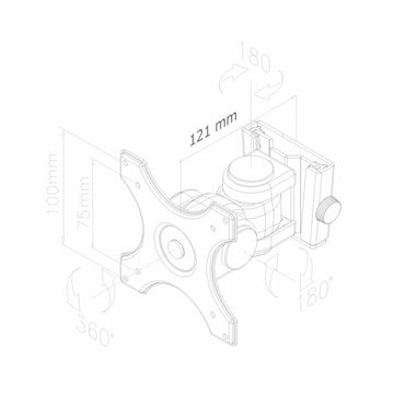 TV Halterung Neomounts FPMA-W250BLACK      