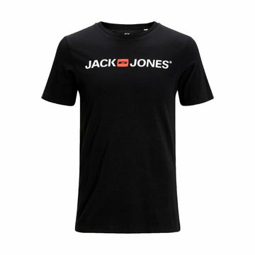 Men’s Short Sleeve T-Shirt JJECORP LOGO TEE SS Jack & Jones 12137126 Black (M) (1 Unit)