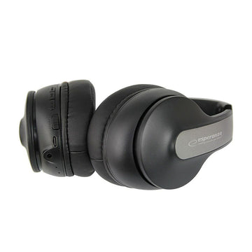 Headphones with Microphone Esperanza EH240 Black