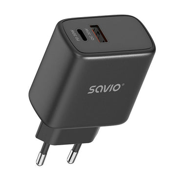 Wall Charger Savio LA-06/B Black 30 W