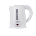 Kettle Adler AD 1272 White Hazelnut Plastic 1600 W 1 L