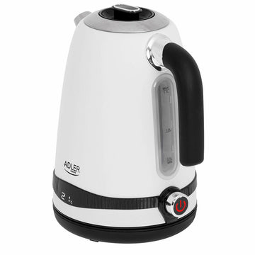 Kettle Adler White Stainless steel 2200 W 1,7 L