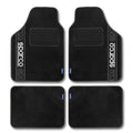 Car Floor Mat Set Sparco F510 Carpet Universal Black 4 Pieces