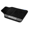 Car Floor Mat Set Sparco F510 Carpet Universal Black Grey 4 Pieces